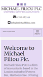Mobile Screenshot of michaelfiliou.com